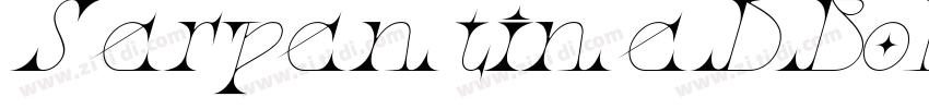 SerpentineDBol Itali字体转换